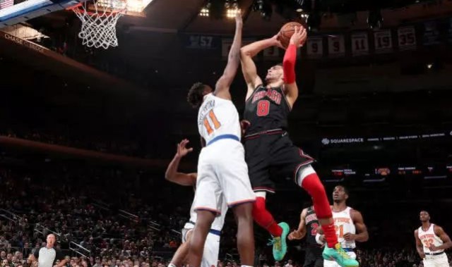  拉文三分绝杀公牛加时险胜猛龙终结对手三连胜